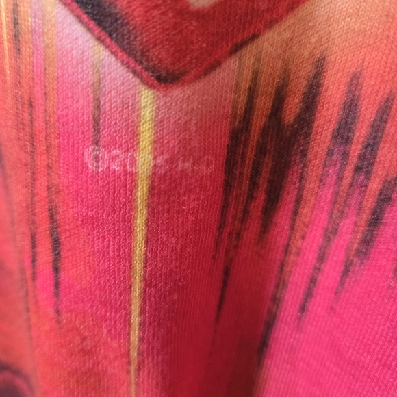 Harley Davidson Vintage Tank Large Sunset Heart Moto Purple Pink Wings Indiana - Picture 6 of 7